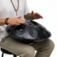 Midnight Handpan - 9-Note D Minor - Nitride Steel