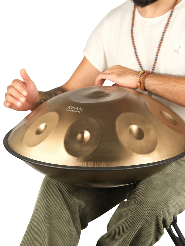 Origin Handpan – 9-Note D Minor Stainless Steel & Titanium Blend