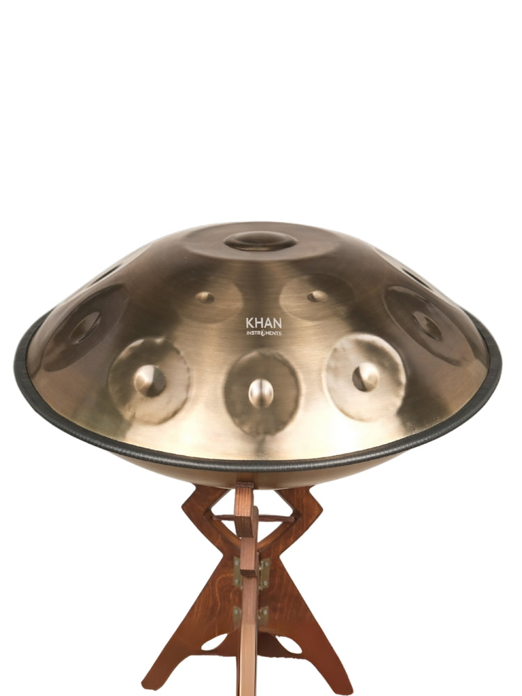 Mutant Handpan - 12 Notes - D minor - Stainless steel, Titanium Mix