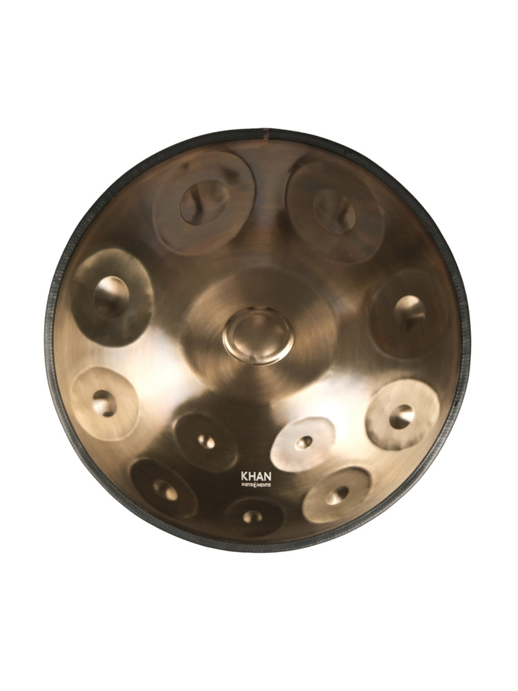 Mutant Handpan - 12 Notes - D minor - Stainless steel, Titanium Mix
