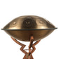 Mutant Handpan - 12 Notes - D minor - Stainless steel, Titanium Mix