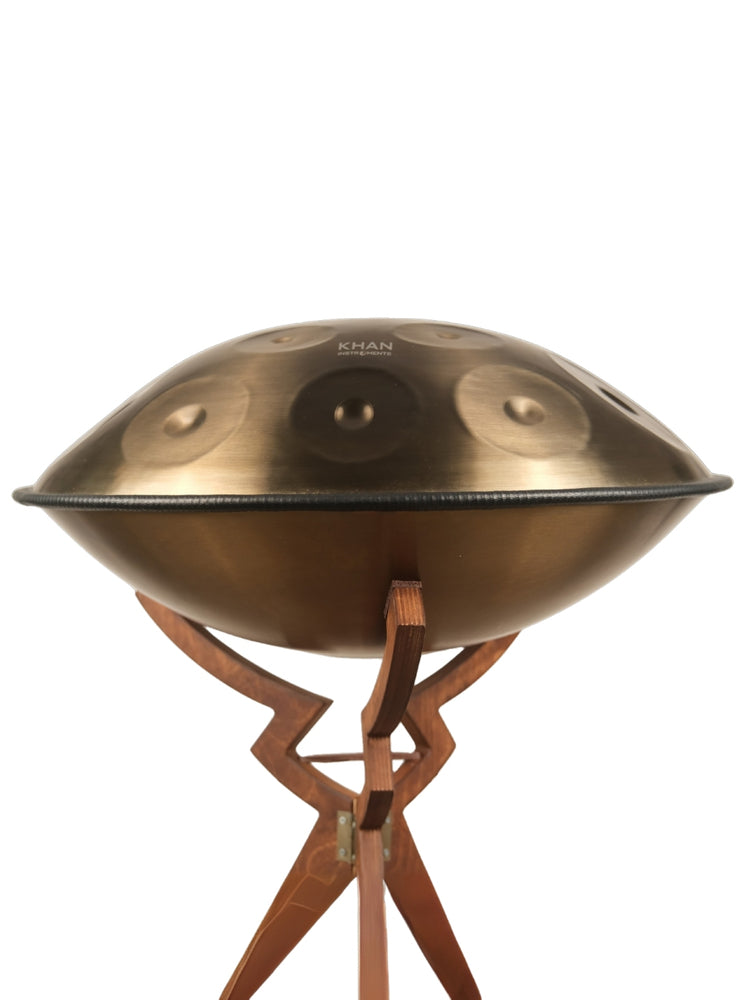 Mutant Handpan - 12 Notes - D minor - Stainless steel, Titanium Mix