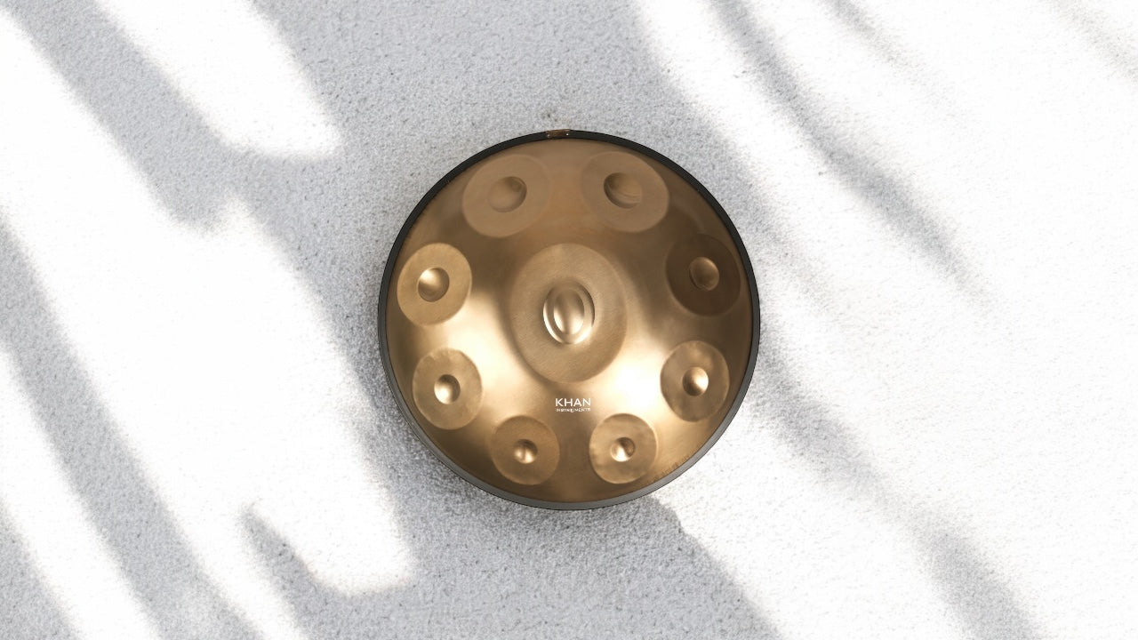 Origin Handpan – 9-Note D Minor Stainless Steel & Titanium Blend