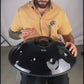 Midnight Handpan - 9-Note D Minor - Nitride Steel
